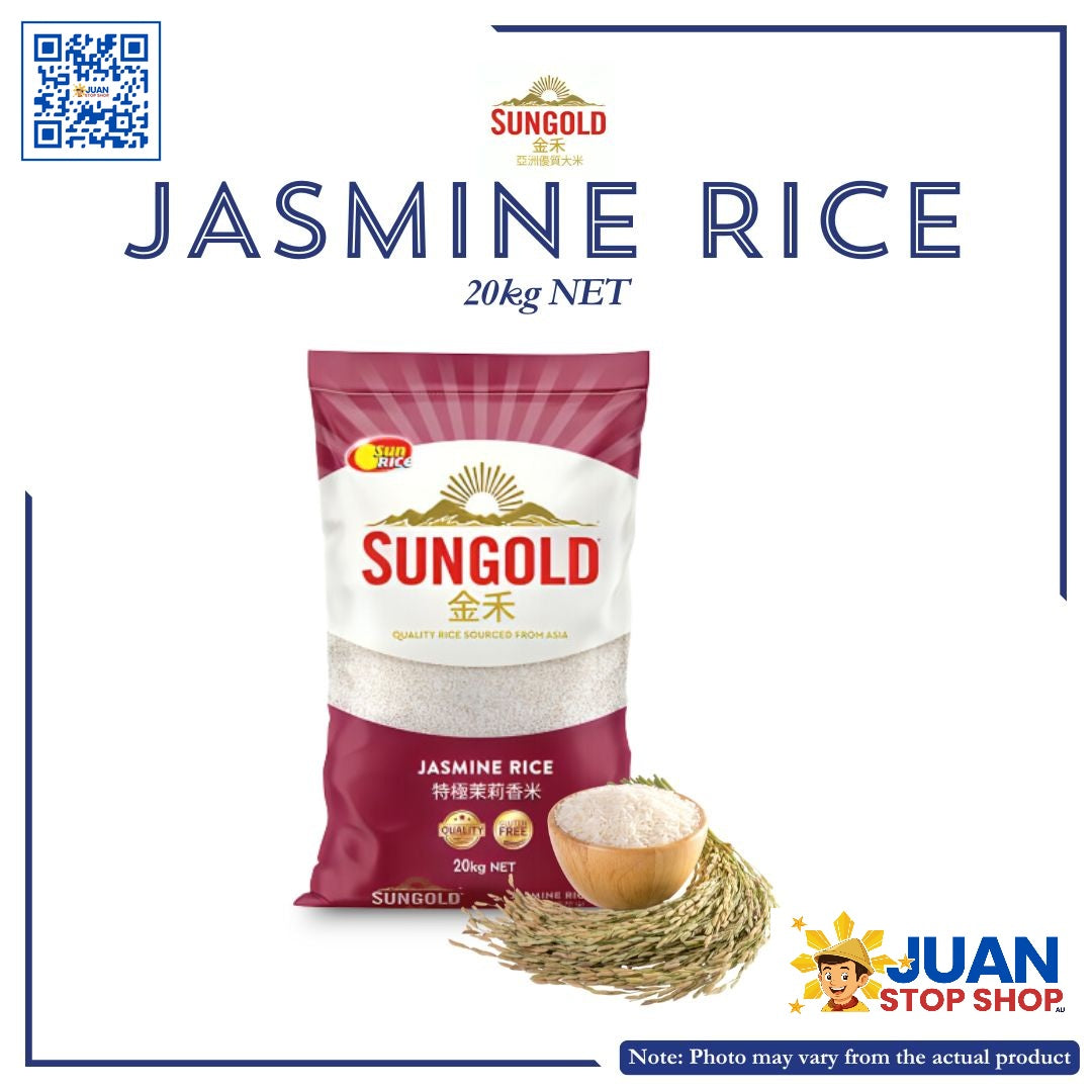 SUNGOLD JASMINE RICE 20KG