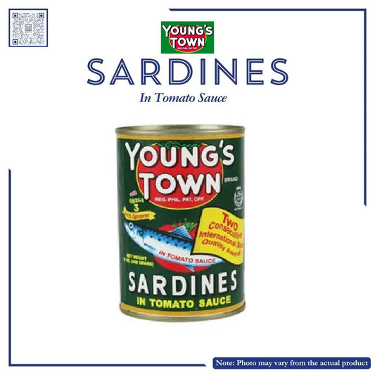 YOUNG'S TOWN SARDINES IN TOMATO SAUCE 15OZ (425g)