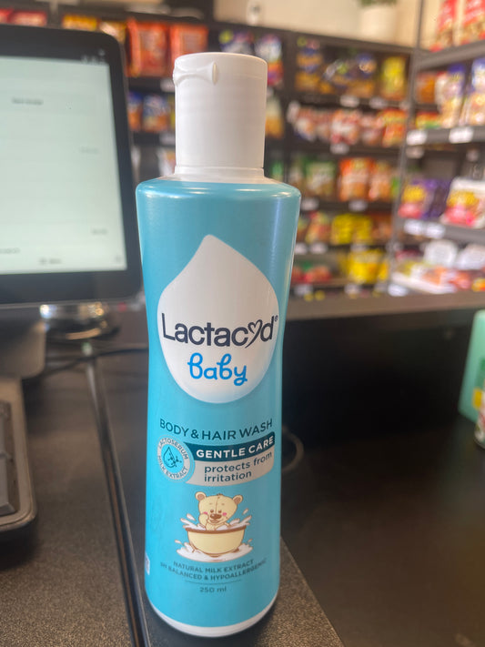 LACTACYD BABY BODY & HAIR WASH GENTLE CARE  250ml