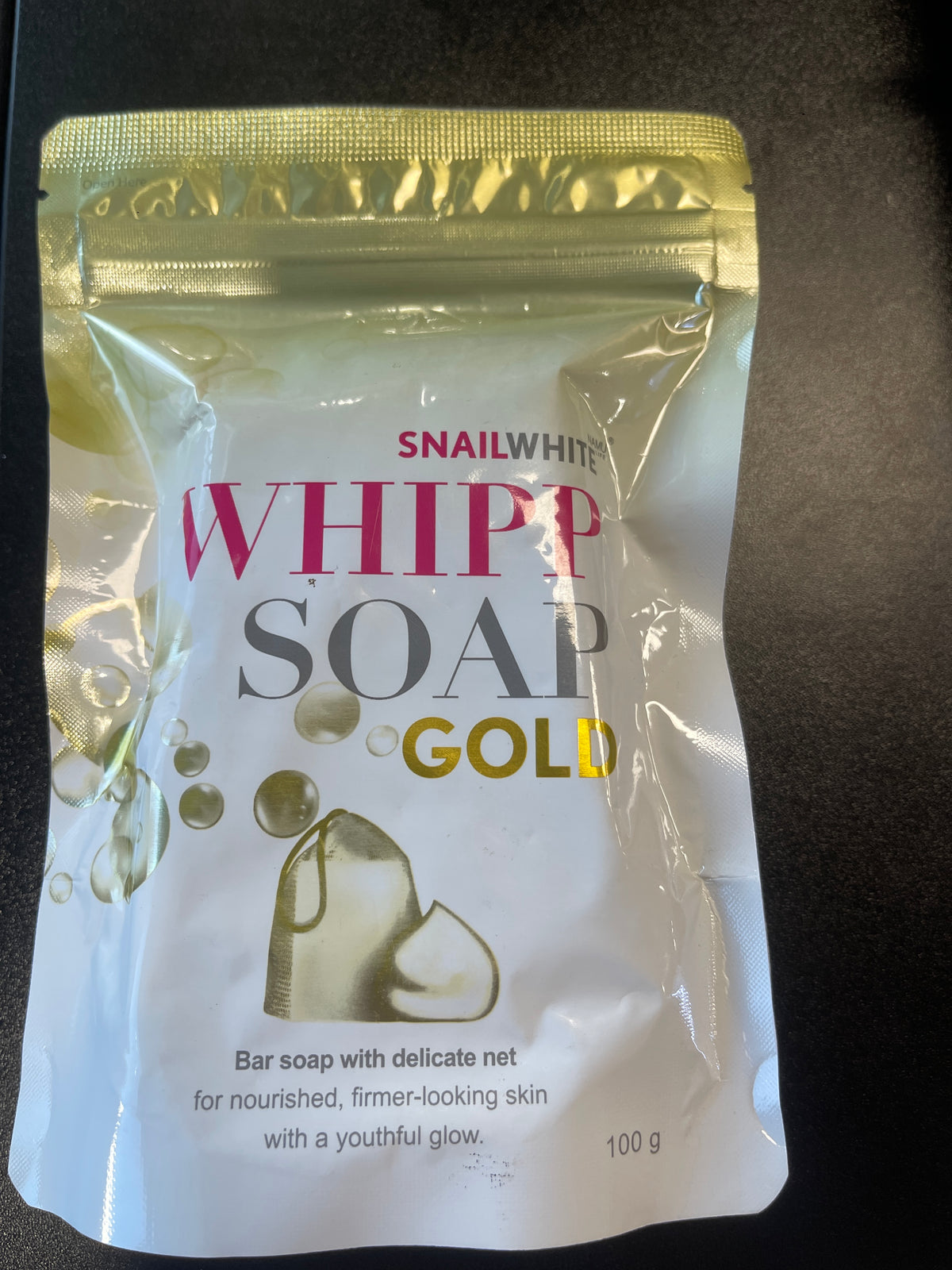 SNAIL WHITE WHIPP SOAP GOLD 100g