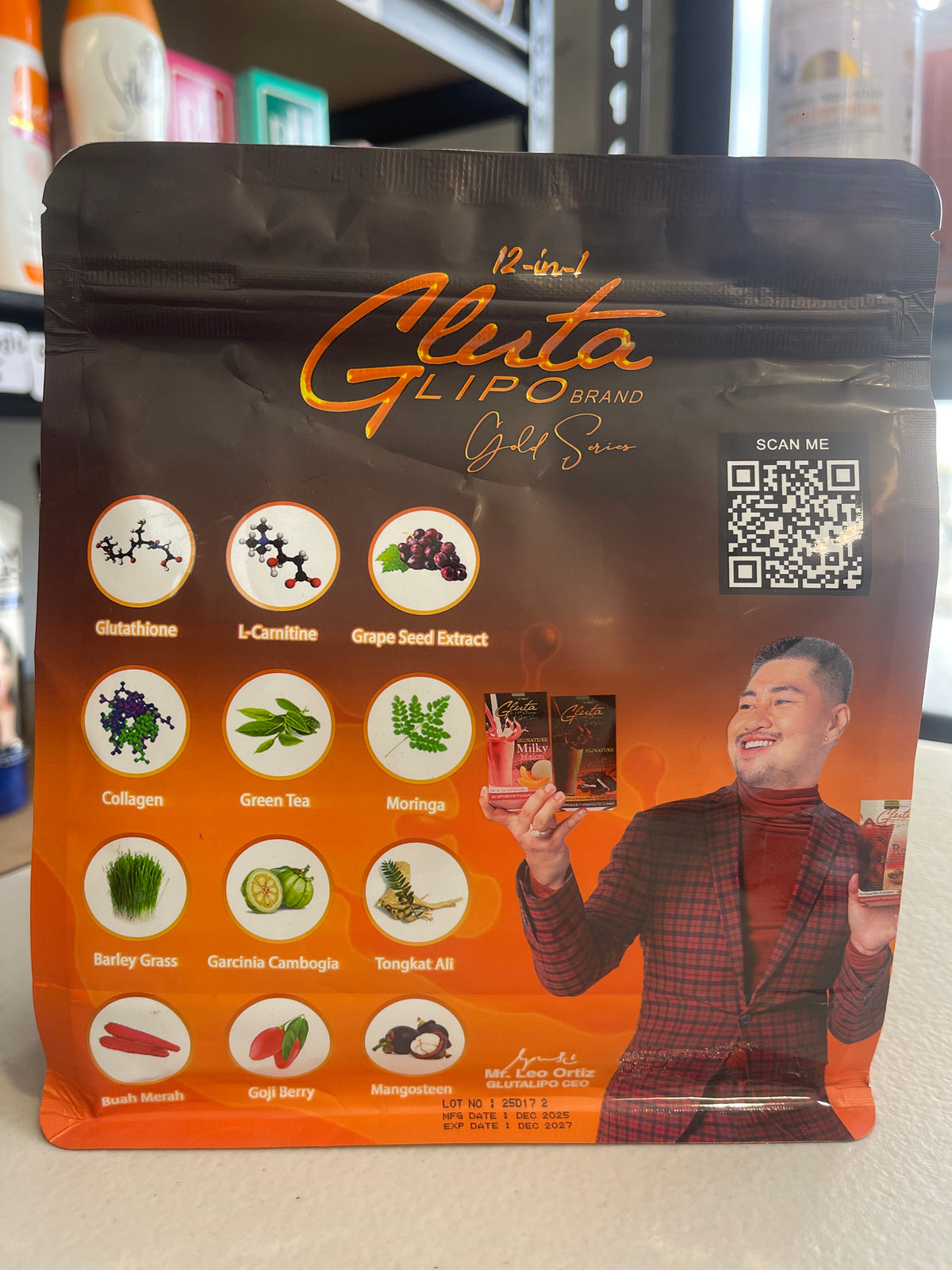 GLUTA LIPO GOLD SERIES SIGNATURE DARK CHOCOLATE