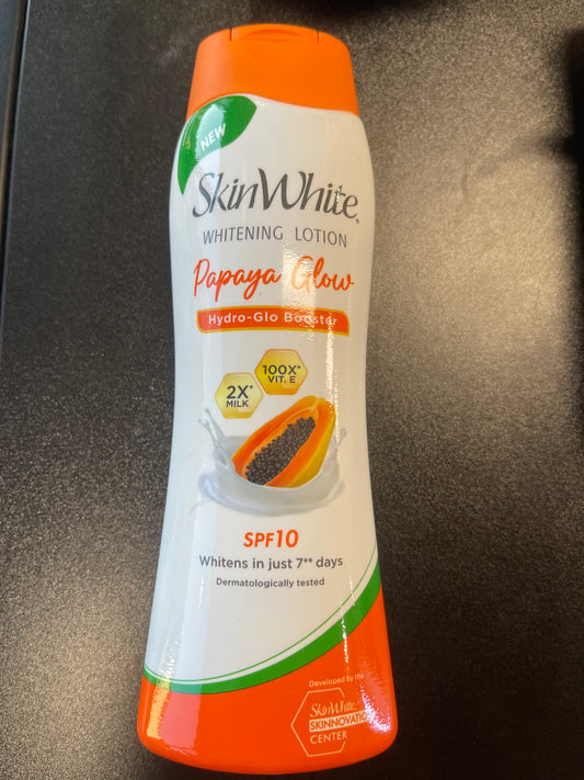 SKIN WHITE WHITENING LOTION PAPAYA GLOW 200ml