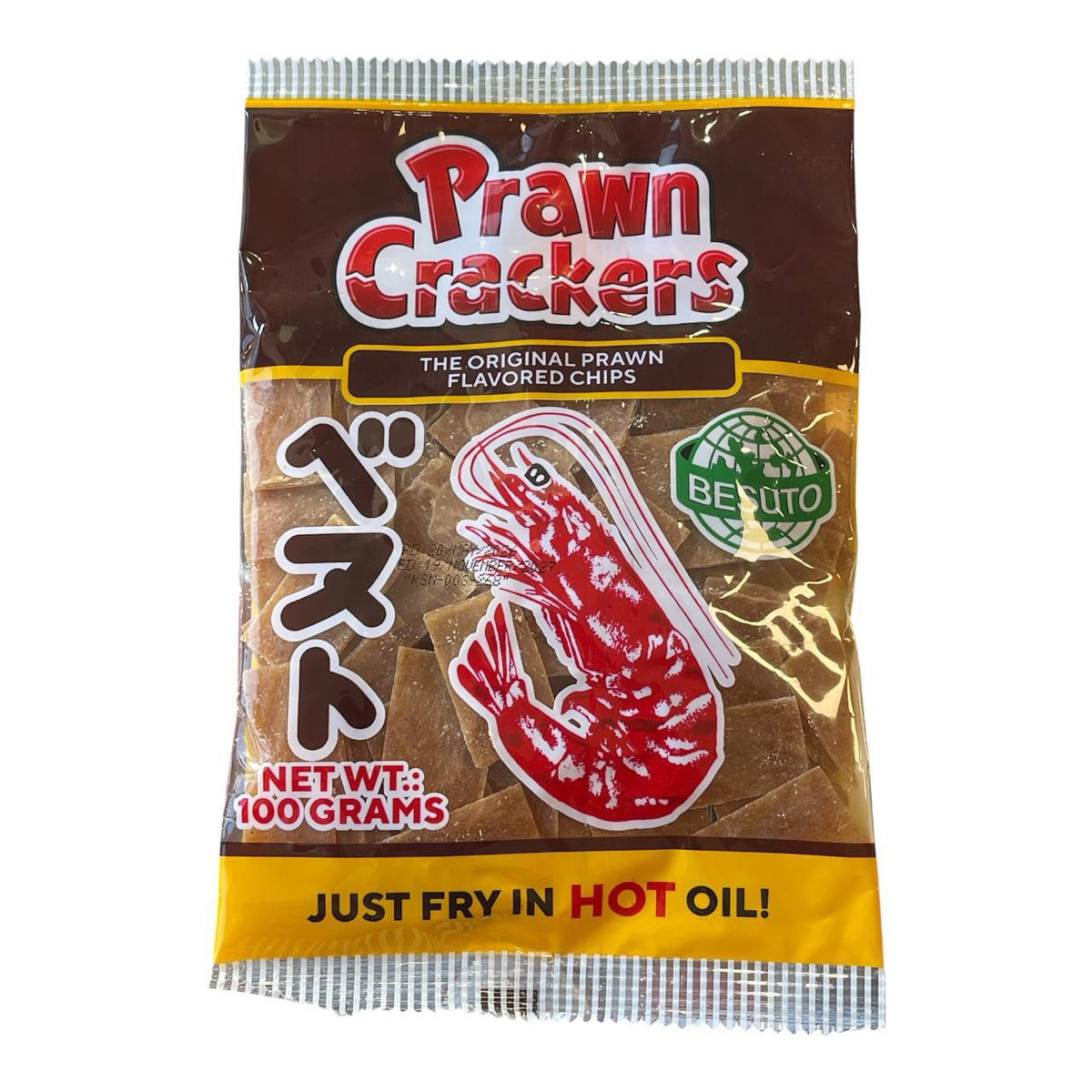 PRAWN CRACKERS BESUTO 100g